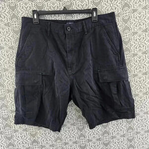 Vintage y2k Levis's Cargo Shorts Men's 36 Black